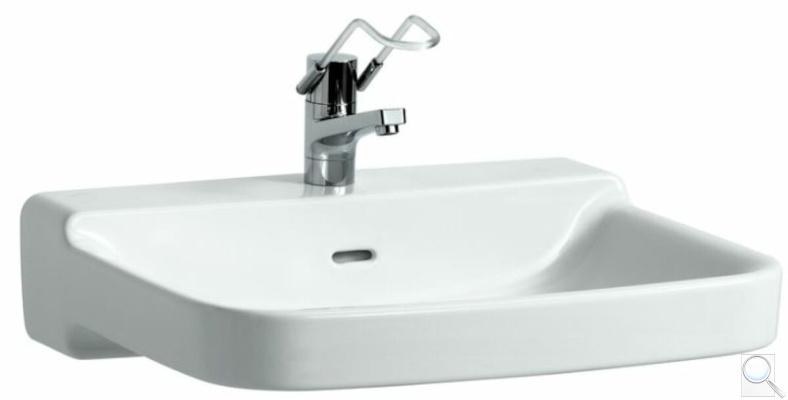 Bezbariérové umyvadlo Laufen Pro 65x55 cm otvor pro baterii uprostřed H8119530001041. obr. 1