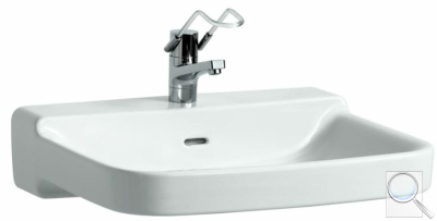 Bezbariérové umyvadlo Laufen Pro 65x55 cm otvor pro baterii uprostřed H8119530001041. obr. 1