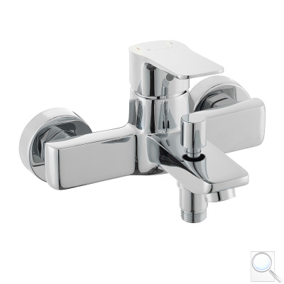 Vanová baterie Optima Cube Way bez sprchového setu 150 mm chrom CU222. 