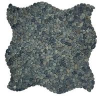 Kamenná mozaika Mosavit Mini pebbles negro černá