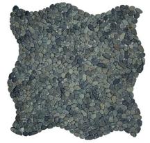 Kamenná mozaika Mosavit Mini pebbles negro černá