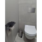 Držák toaletního papíru SAT Cube Way černá DRZTOALPOLSKLOC. (4)