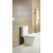 WC kombi komplet SAT Brevis včetně sedátka softclose, vario odpad, bílá  SATBRE030RREXVP. obr. 12 