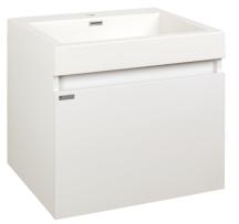 Koupelnová skříňka s umyvadlem Naturel Verona 60x48 cm bílá lesk VERONA60WH