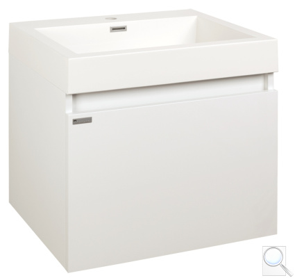 Koupelnová skříňka s umyvadlem Naturel Verona 60x48 cm bílá lesk VERONA60WH. 