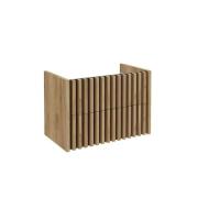 Koupelnová skříňka s krycí deskou SAT Delano 80x56x45 cm dub mat DELANO80ZDCDE. obr. 3 