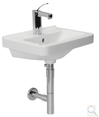 Umývátko Jika Cubito 45x34 cm otvor pro baterii uprostřed H8114220001041. 