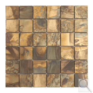 Měděná mozaika Premium Mosaic metalická hnědá