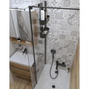 Vanová baterie SAT Vision bez sprchového setu 150 mm černá matná SATBSVI222C. obr. 12