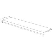 Schodová Tvarovka Rako Bricola Ale béžová.