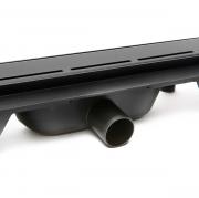 Sprchový žlab SAT 80 cm plast černý mat ZLAB80BL (obr. 2)