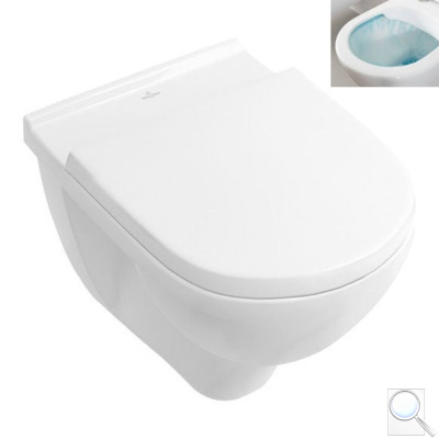 WC se sedátkem softclose závěsné Villeroy & Boch O.Novo zadní odpad 5660HR01. obr. 1