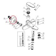 Rozeta Lucida pro LU222 NDLU222ROZETA. Technický nákres&nbsp;