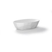 Umyvadlo na desku SAT Meda 56x37 cm bez otvoru pro baterii bílá SATME5637. obr. 2 