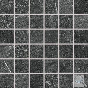 Mozaika Rako Quarzit černá