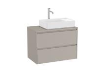 Koupelnová skříňka pod umyvadlo Roca Ona 79,4x58,3x45,7 cm písková mat ONADESK802ZPMP
