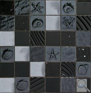Skleněná mozaika Mosavit Marina negro