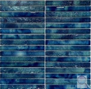Skleněná mozaika Premium Mosaic deep blue modrá
