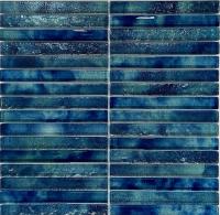 Skleněná mozaika Premium Mosaic deep blue modrá