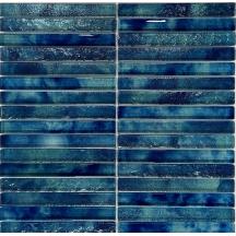 Skleněná mozaika Premium Mosaic deep blue modrá