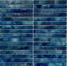 Skleněná mozaika Premium Mosaic deep blue modrá