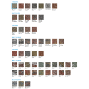 Tvarovka štípaná dělitelná. Barvy KB 1-21 B Standard