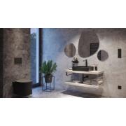 Umyvadlo na desku SAT Infinitio 50x40 cm černá mat bez přepadu SATINF5040BKM. obr. 6&nbsp;