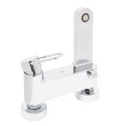 Vanová baterie SAT Fusion bez sprchového setu 150 mm páka kulatá SATBSFU222KPU. obr. 4 