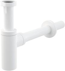 Alca Sifon umyvadlový DN32 DESIGN, Bílá lesk, A400B