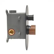 Vanová baterie SAT Fusion včetně podomítkového tělesa páka tmavé dřevo mat SATBSFU215DTC. (6)