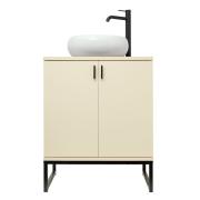 Skříňka pod umyvadlo bez umyvadla Ceramia Easy 60x73x36 cm jasmín mat EASYUMDJ. &nbsp;(4)