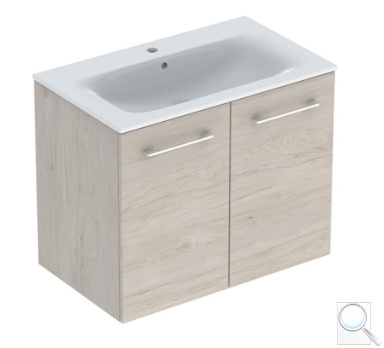 Koupelnová skříňka s umyvadlem Geberit Selnova 80x50,2x65,2 cm ořech hickory světlý 501.259.00.1. obr. 1