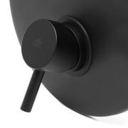 Sprchová baterie Paffoni Light s přepínačem černý mat LIG015NO. im-1200-LIG015NO-002