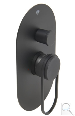 Vanová baterie SAT Fusion včetně podomítkového tělesa matná černá SATBSFU215KPCC. obr. 1