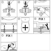 WC sedátko Laufen Pro duroplast bílá H8969513000001. obr. 3 