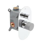 Vanová baterie SAT Fusion včetně podomítkového tělesa beton SATBSFU215B. obr. 2&nbsp;