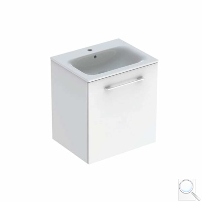 Koupelnová skříňka s umyvadlem Geberit Selnova 60x50,2x65,2 cm bílá lesk 501.252.00.1. obr. 1