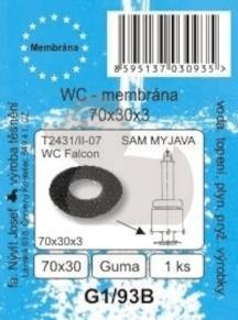 Membrána WC 70x30x3 G193B