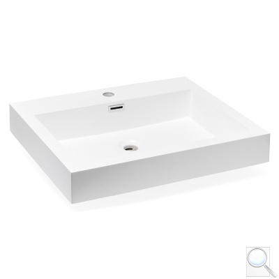 Nábytkové umyvadlo Naturel Verona 60x48 cm otvor pro baterii uprostřed VE6048. 