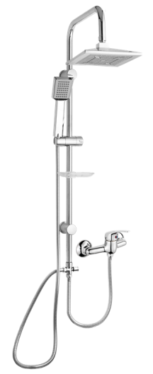 Sprchový systém Multi s pákovou baterií chrom MULTIPIPEHBAT