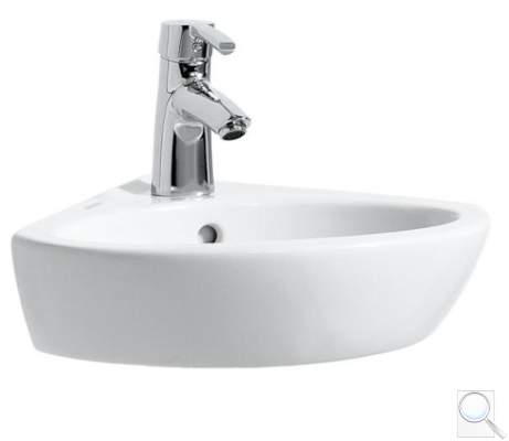 Umývátko Laufen Pro 44x38 cm otvor pro baterii uprostřed H8169584001041. obr. 1