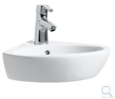 Umývátko Laufen Pro 44x38 cm otvor pro baterii uprostřed H8169584001041. obr. 1