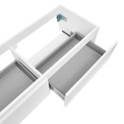 Koupelnová skříňka s žulovou deskou SAT Evolution 118x30x44,8 cm bílá mat SATEVO120WMZ. obr. 4 