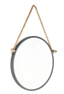 Zrcadlo Naturel 60 cm černá matná ZLAN60C