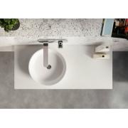 Umyvadlo na desku Ravak Moon 40x40 cm bez otvoru pro baterii, bez přepadu XJN01300000. obr. 4