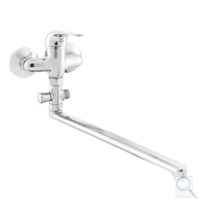 Vanová baterie S-Line bez sprchového setu 100 mm chrom SL27210. 