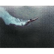 Skleněná mozaika Mosavit Iridis šedá. &nbsp;