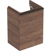 Koupelnová skříňka pod umyvadlo Geberit Smyle Square 44,2x62x35,6 cm, 49,2x62x40,6 cm, 53,6x62x43,3 cm ořech