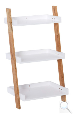 Set poličky a nosníků Naturel Home bílá/ořech mat 53,5x98x40 cm HOMEP3B. obr. 1