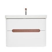 Koupelnová skříňka s umyvadlem a baterií SAT Fusion 77,5x53x45 cm bílá matná mat SATFUSION280WMWBA.  (4)